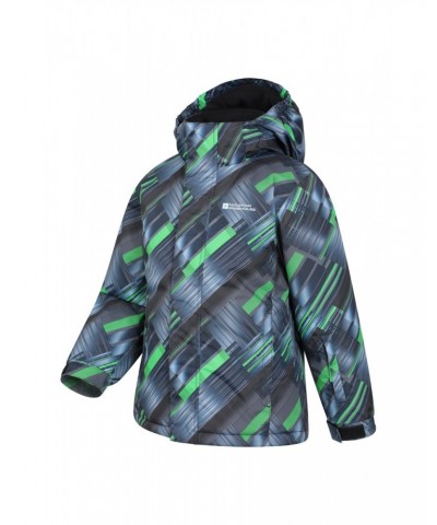 Kids Printed Ski Jacket & Pant Set Dark Green $27.95 Jackets