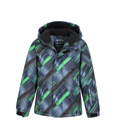 Kids Printed Ski Jacket & Pant Set Dark Green $27.95 Jackets