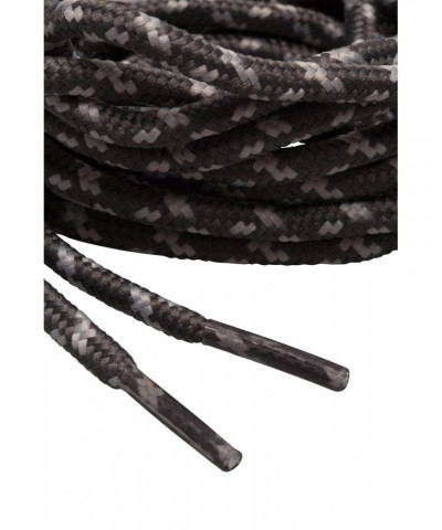 Round Textured Shoe Laces 100cm Dark Grey $6.35 Footwear