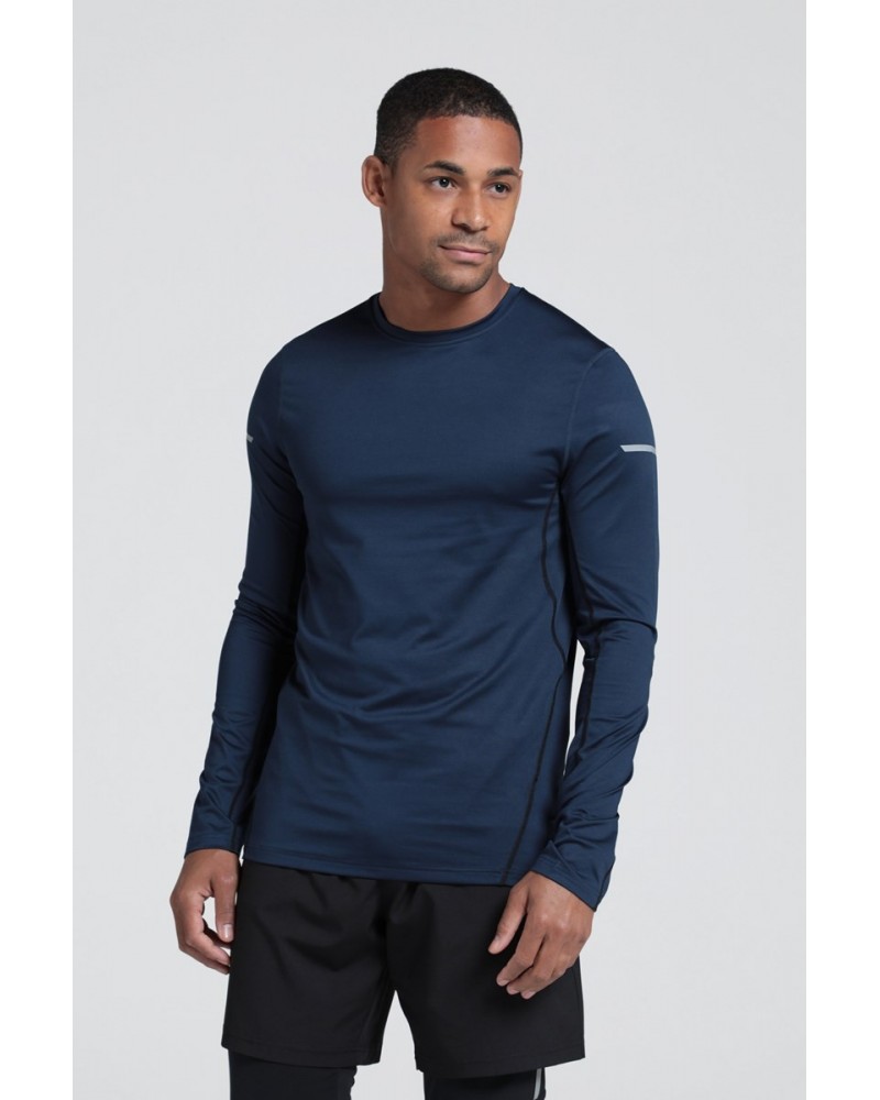 Vault Mens Recycled Active T-Shirt Navy $21.19 Active