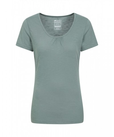 Agra Quick-Dry Womens T-Shirt Khaki $14.49 Tops