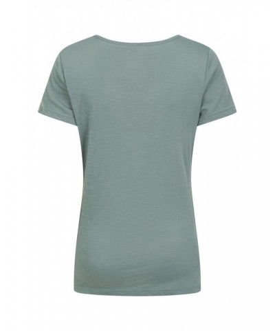 Agra Quick-Dry Womens T-Shirt Khaki $14.49 Tops