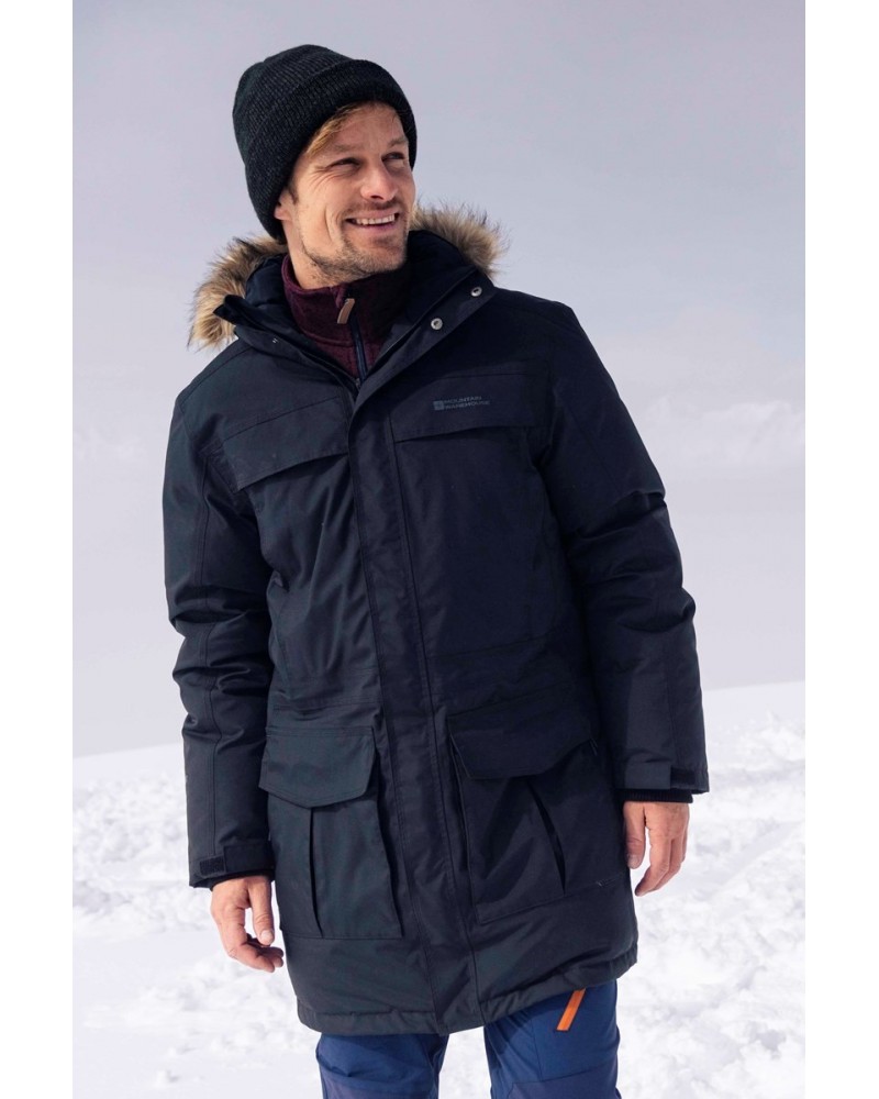 Antarctic Extreme Waterproof Mens Down Jacket Charcoal $50.75 Jackets