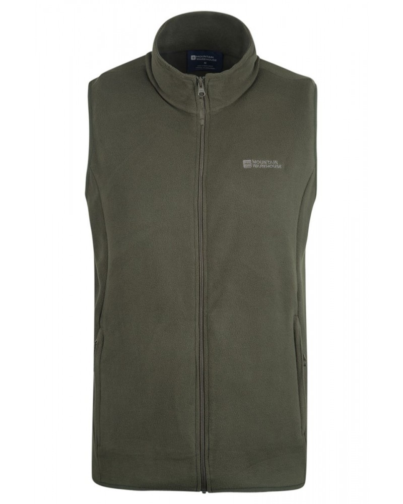 Alder Mens Vest Khaki $14.49 Fleece