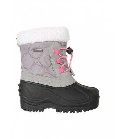 Arctic Toddler Adaptive Waterproof Snow Boots Light Grey $20.29 Footwear