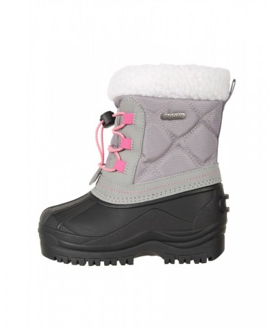 Arctic Toddler Adaptive Waterproof Snow Boots Light Grey $20.29 Footwear