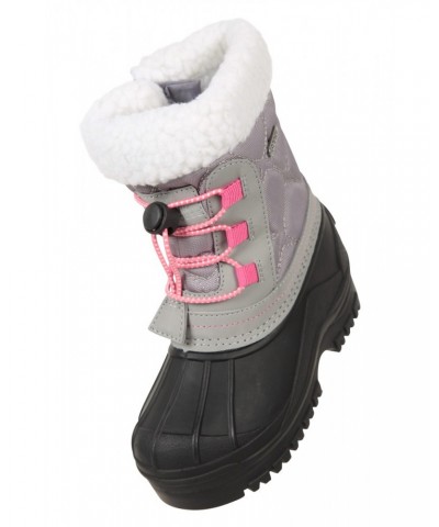 Arctic Toddler Adaptive Waterproof Snow Boots Light Grey $20.29 Footwear