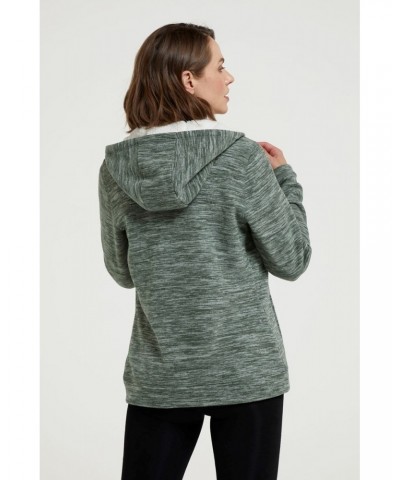 Snowdonia Womens Fleece Hoodie Khaki $17.84 Fleece