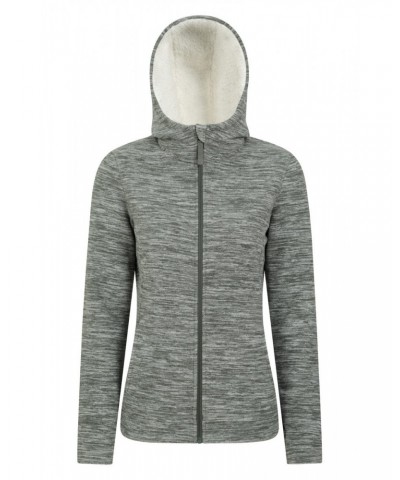 Snowdonia Womens Fleece Hoodie Khaki $17.84 Fleece