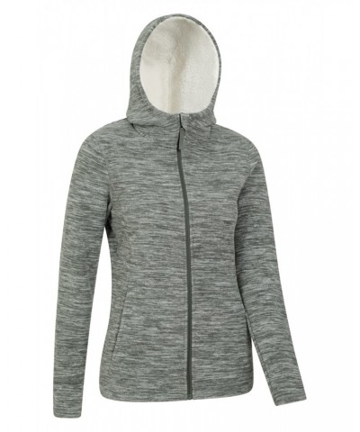 Snowdonia Womens Fleece Hoodie Khaki $17.84 Fleece