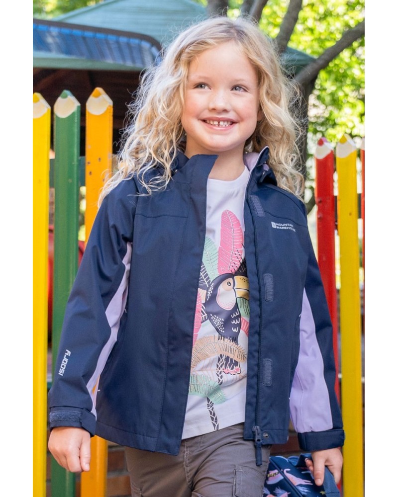 Shelly Kids Waterproof Jacket Navy $19.80 Jackets