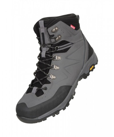 Ultra Pike Mens Vibram Recco® Waterproof Boots Grey $68.60 Footwear