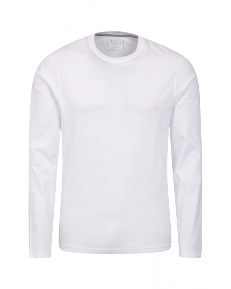 Eden Mens Organic T-Shirt White $12.74 Tops