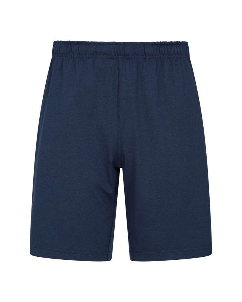 Tempo Mens Jersey Shorts Navy $12.74 Active