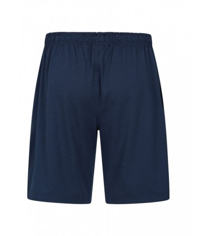 Tempo Mens Jersey Shorts Navy $12.74 Active