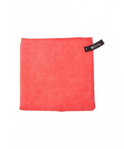 Micro Towelling Travel Towel - Medium - 120 x 60cm Red $11.20 Travel Accessories