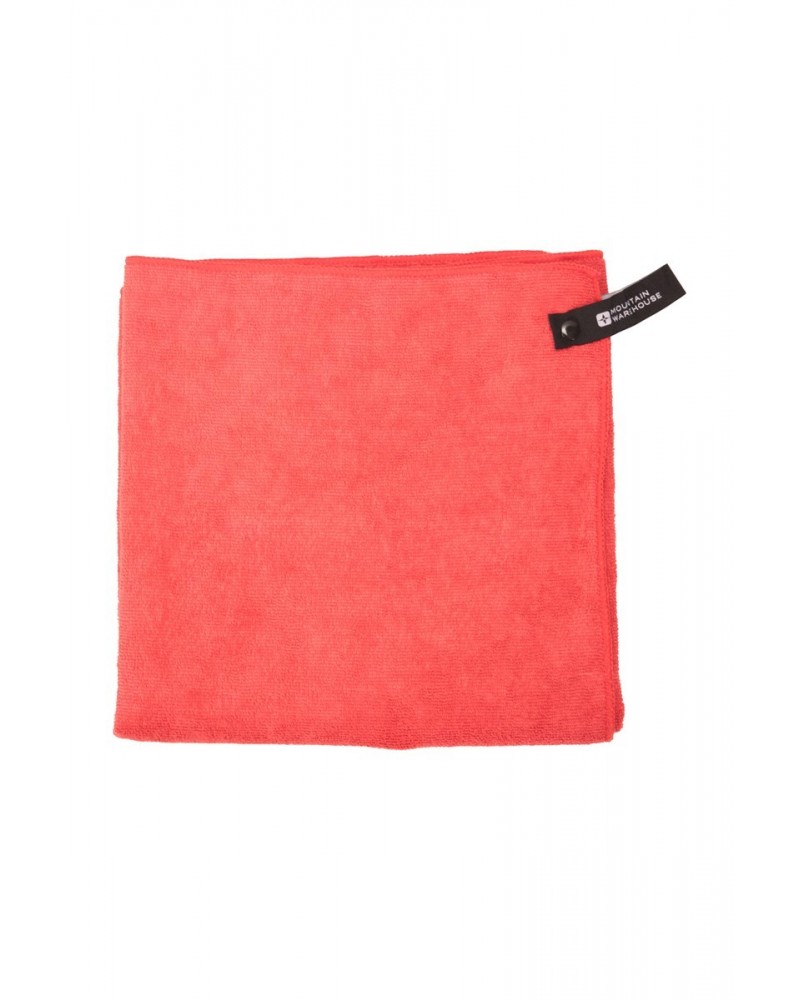 Micro Towelling Travel Towel - Medium - 120 x 60cm Red $11.20 Travel Accessories