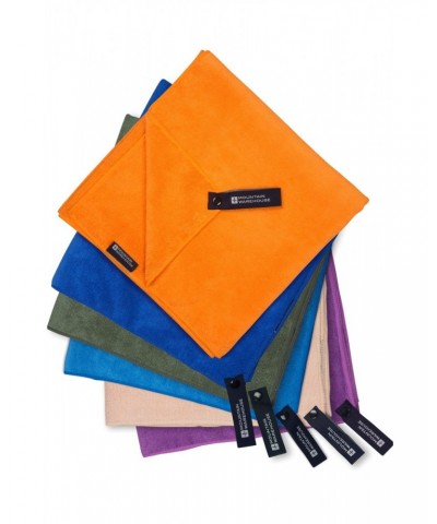 Micro Towelling Travel Towel - Large - 130 x 70cm Orange $10.39 Travel Accessories