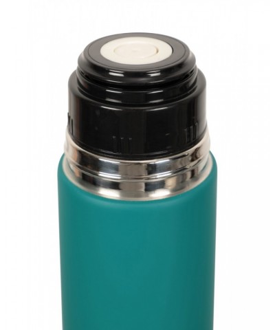 Double Walled Rubber Finish Flask - 1L Teal $15.11 Water Bottles