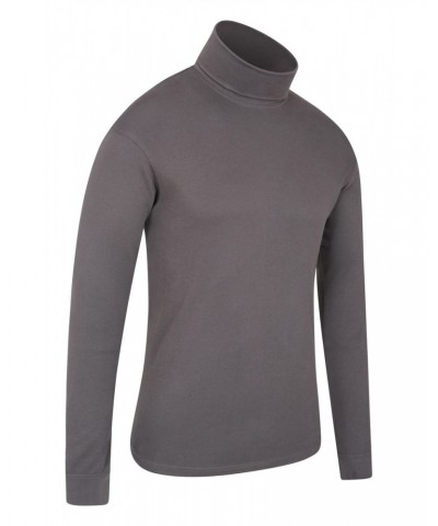 Meribel Mens Cotton Thermal Top Dark Grey $13.79 Thermals