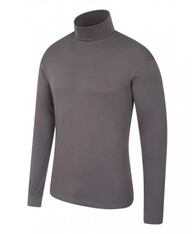 Meribel Mens Cotton Thermal Top Dark Grey $13.79 Thermals