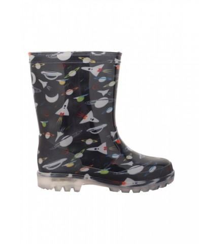 Splash Junior Flashing Lights Rain Boots Yellow $14.49 Footwear