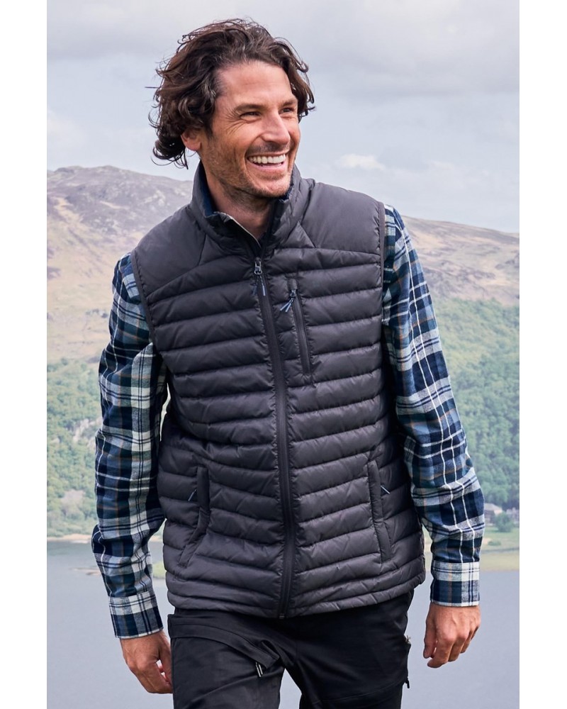 Henry II Extreme Mens Down Vest Grey $46.39 Jackets