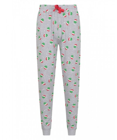 Mens Printed Pajama Set Grey $16.49 Loungewear