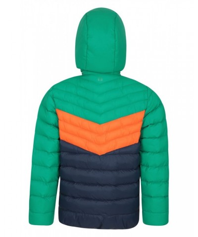 Colorblock Seasons Kids Insulated Jacket Green $21.99 Jackets