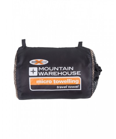 Micro Towelling Travel Towel - Large - 130 x 70cm Beige $10.99 Travel Accessories