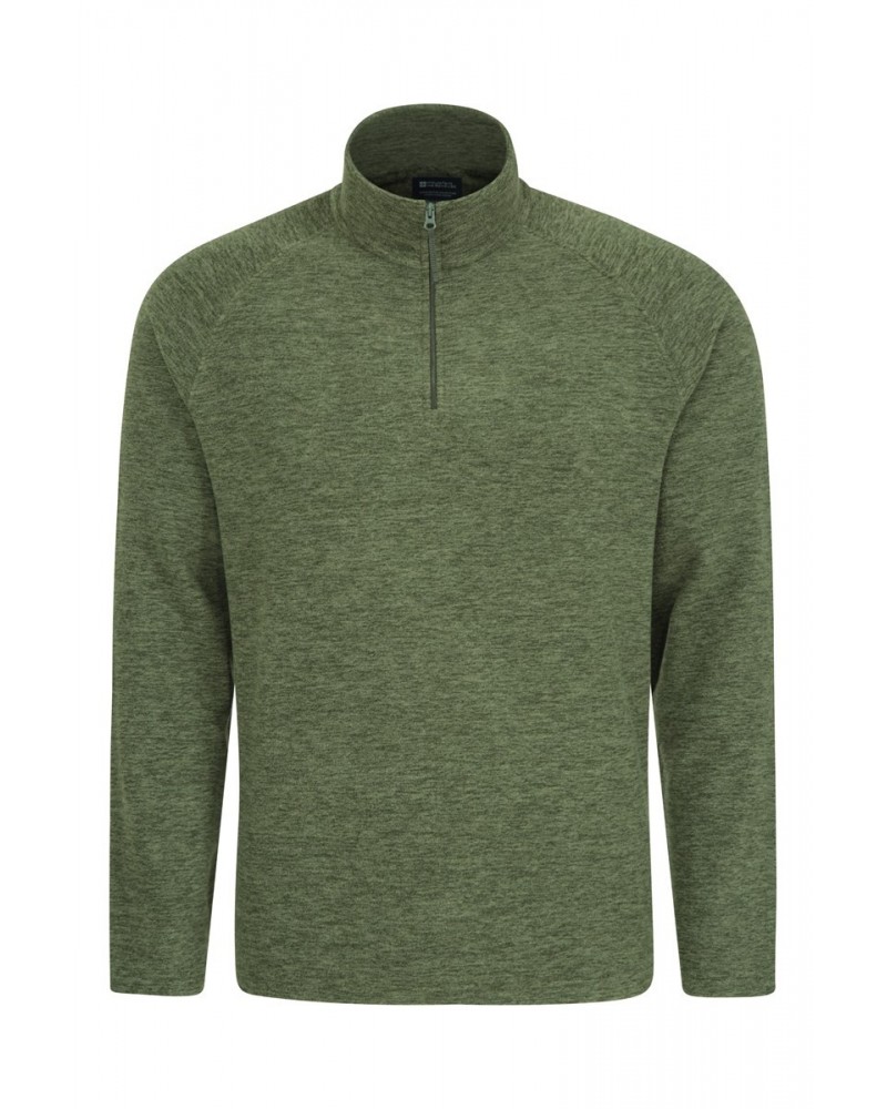 Snowdon Mens Micro Fleece Dark Khaki $12.50 Fleece