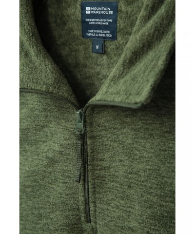 Snowdon Mens Micro Fleece Dark Khaki $12.50 Fleece