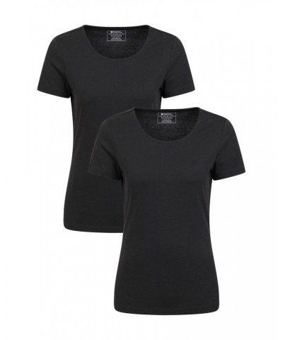 Eden Womens Organic T-Shirt Multipack Black $11.72 Tops