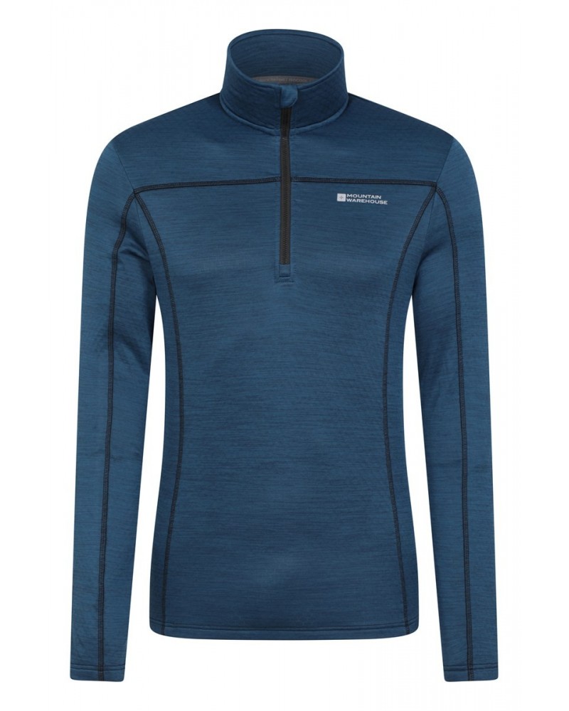 Finsbury Mens Active Midlayer Navy $21.60 Active