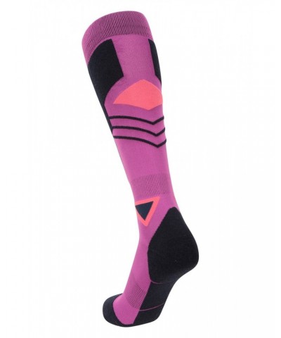 Extreme Womens Thermal Merino Knee Length Ski Socks Purple $14.84 Accessories