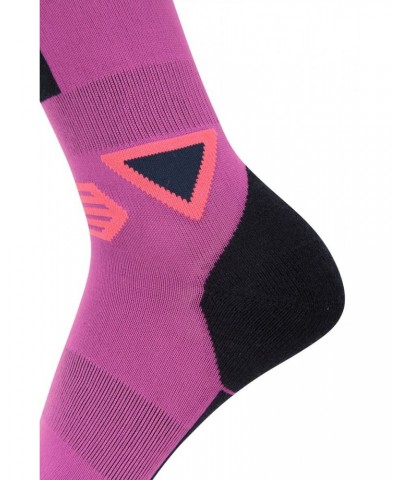 Extreme Womens Thermal Merino Knee Length Ski Socks Purple $14.84 Accessories