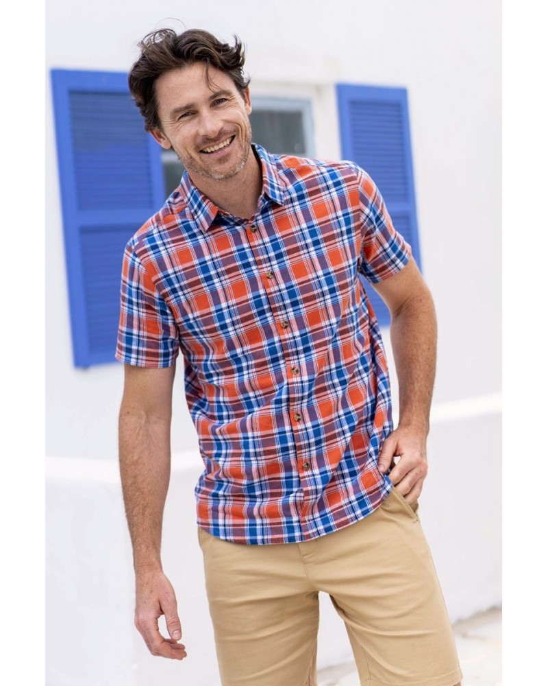 Weekender Mens Shirt Bright Orange $14.03 Tops