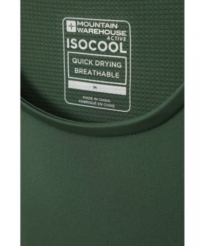 Mantra Isocool Mens Tank Top Green $11.59 Tops