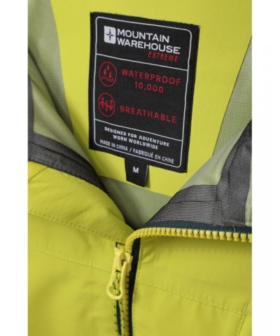 Trailhead Extreme Mens 3 Layer Waterproof Jacket Lime $33.58 Jackets