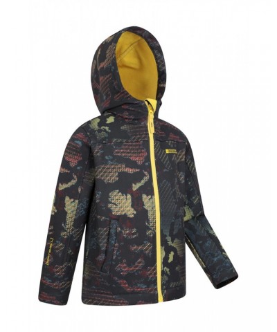 Exodus II Kids Printed Water-resistant Softshell Black Reflect $17.81 Jackets