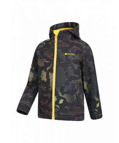 Exodus II Kids Printed Water-resistant Softshell Black Reflect $17.81 Jackets