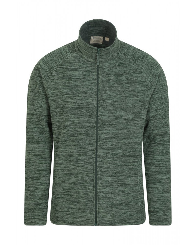 Snowdon II Mens Full-Zip Fleece Jacket Dark Green $18.13 Fleece