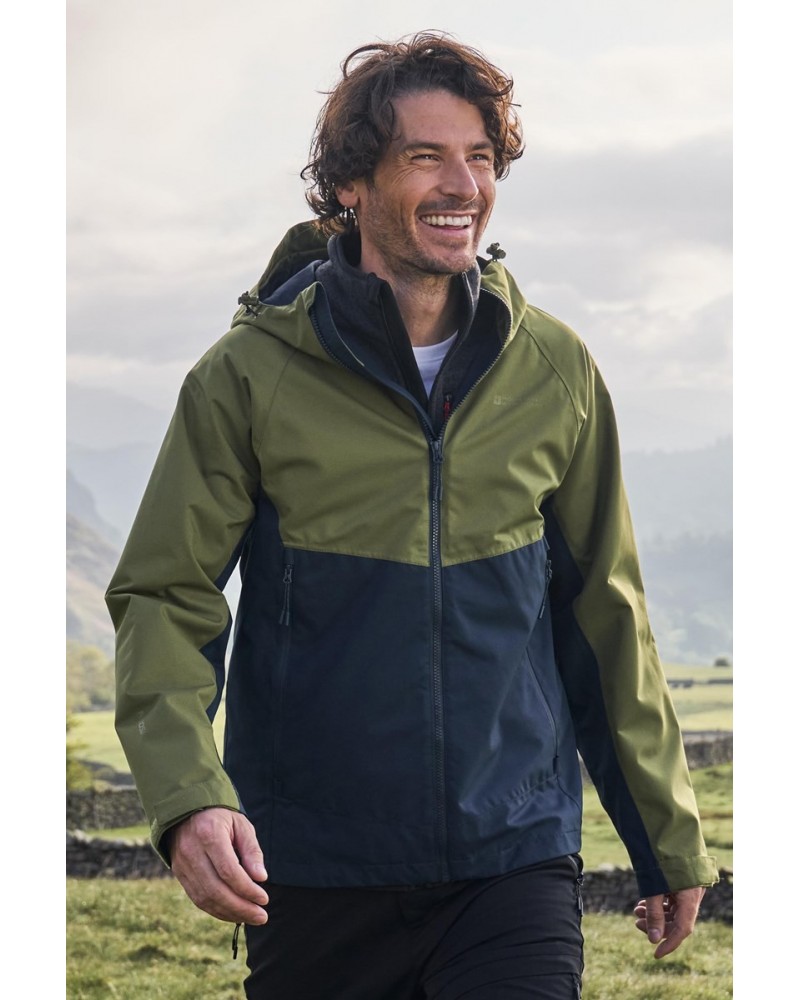 Verge Extreme Mens Waterproof Jacket Green $32.99 Active