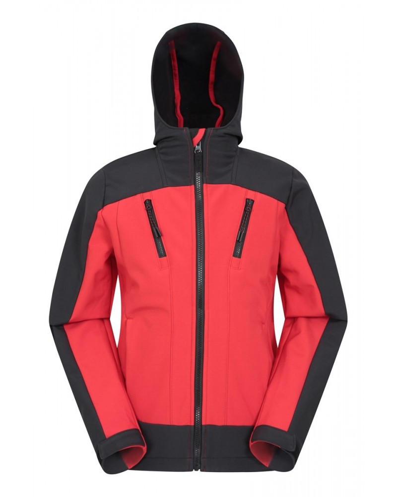 Extreme Kids Panelled Softshell Jacket Red $25.19 Jackets