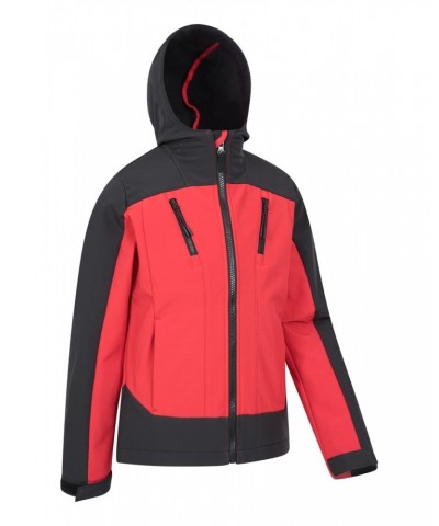 Extreme Kids Panelled Softshell Jacket Red $25.19 Jackets