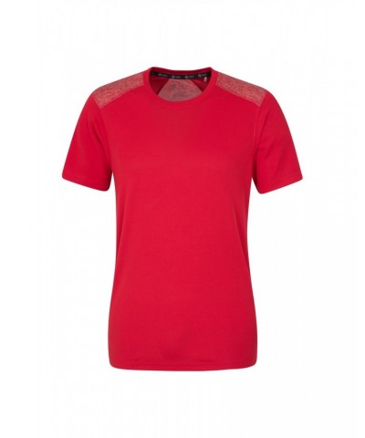 Aspect Panel Tee Red $11.99 Tops