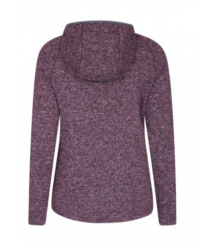 Nevis Womens Full Zip Hoodie Burgundy $23.85 Fleece