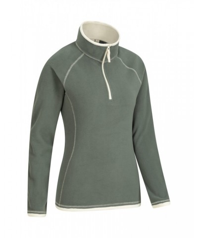 Montana Womens Half-Zip Fleece Dark Green $15.92 Fleece