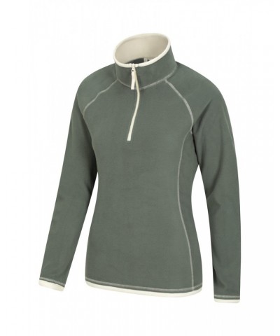 Montana Womens Half-Zip Fleece Dark Green $15.92 Fleece