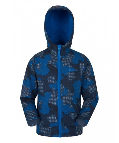 Exodus Kids Printed Water Resistant Softshell Two Tone Blue $14.78 Jackets